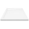 vidaXL Rectangular ABS Shower Base Tray 80x100 cm