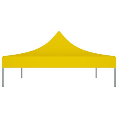 vidaXL Party Tent Roof 4.5x3 m Yellow 270 g/m²