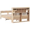 vidaXL Bookcase Bed without Mattress 150x200cm King Size Solid Wood Pine