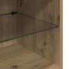 vidaXL TV Wall Units 5 pcs Black Oak 60 x 30 x 30 cm Engineered Wood
