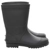 vidaXL Rain Boots Black Size 45 PVC
