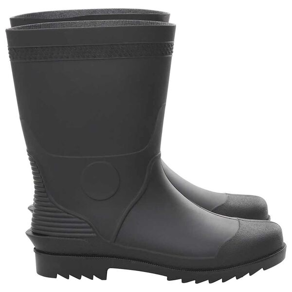 vidaXL Rain Boots Black Size 45 PVC