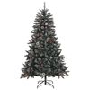 vidaXL Artificial Christmas Tree with 300 LEDs with Stand Green 180 cm