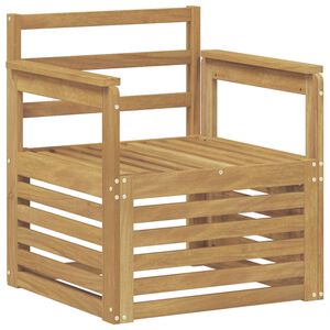 vidaXL 2 Piece Outdoor Sofa Set Solid Acacia Wood White