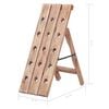 vidaXL Wine Rack for 15 Bottles 26x50x70 cm Solid Mahogany Wood