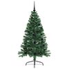 vidaXL Artificial Pre-lit Christmas Tree Green 150 cm PVC