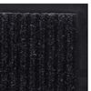 vidaXL Door Mat 90 x 60 cm Black PVC