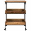 vidaXL Kitchen Trolley Old Wood 60 x 41 x 80.5 cm Engineered Wood