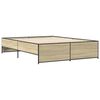 vidaXL Bed Frame without Mattress Sonoma Oak 150x200 cm King Size