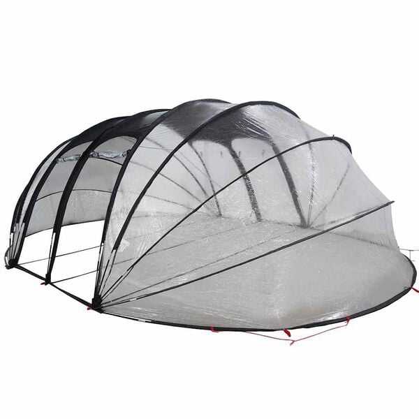 vidaXL Pool Tent Dome Transparent 640 x 432 x 205 cm PVC