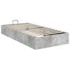 vidaXL Ottoman Bed Frame with Storage Concrete Grey 193 x 90 x 25 cm