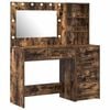 vidaXL Dressing Table 2 pcs Brown 78.5 x 41 x 135 cm Engineered Wood