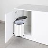 Practo Home Built-in Waste Bin 14 L White and Black