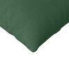 vidaXL Sofa Pillows 2 pcs Dark Green 200 x 40 cm Corduroy Fabric