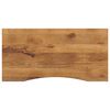 vidaXL Desk Top with Curve 140x50x2.5 cm Solid Wood Rough Mango
