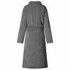 vidaXL Bathrobe without Hood Dark Grey XXXL Flannel