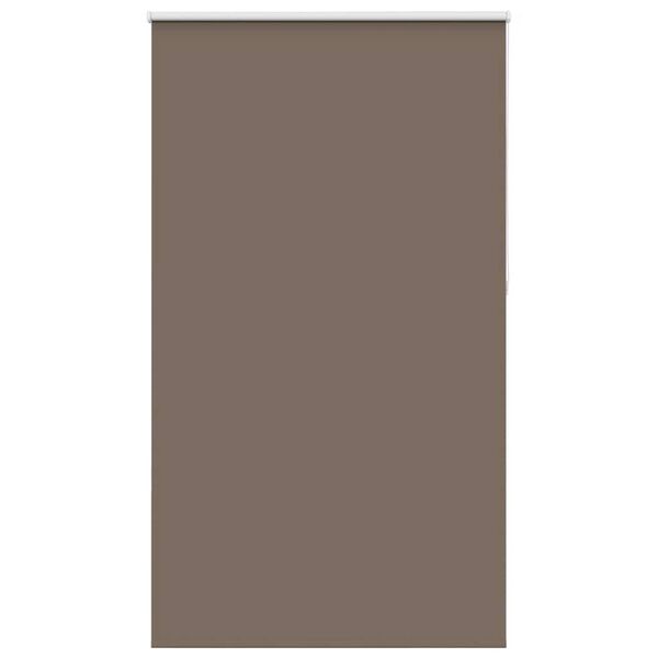 vidaXL Roller Blind Blackout Coffee 125x230 cm Fabric Width 121.6 cm Polyester