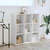 vidaXL Bookcase White 102x32x102 cm Engineered Wood
