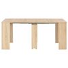 vidaXL Extendable Dining Table Sonoma Oak 175x90x75 cm