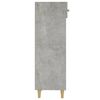 vidaXL Shoe Cabinet Concrete Grey 30x35x105 cm Engineered Wood