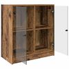 vidaXL Side Cabinet Old Wood 68 x 37 x 75.5 cm Engineered Wood