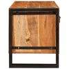 vidaXL Shoe Cabinet with Shelf Brown 90 x 38 x 45 cm Solid acacia wood
