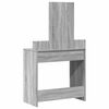 vidaXL Dressing Table Grey Sonoma 79 x 41 x 140 cm Engineered Wood