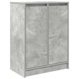 vidaXL Sideboard Concrete Grey 57x34x76 cm Engineered Wood