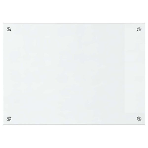 vidaXL Kitchen Backsplash Transparent 70 x 50 cm Tempered Glass