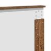 vidaXL Bed Frame with Headboard Old Wood 120 x 190 cm Engineered wood