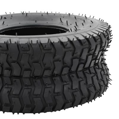 vidaXL Wheelbarrow Tyres 2 pcs 15x6.00-6 4PR Rubber