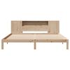 vidaXL Bookcase Bed without Mattress 200x200cm Solid Wood Pine