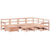 vidaXL 8 Piece Garden Sofa Set Solid Wood Douglas Fir