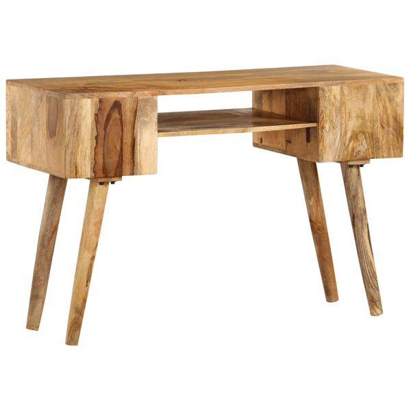 vidaXL Writing Desk Solid Mango Wood 115x47x76 cm