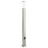 vidaXL Bollard Light with Outlet 110 cm Stainless Steel IP44