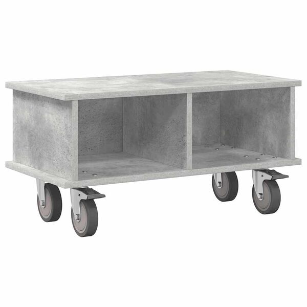 vidaXL TV Stand Concrete Grey 68.5 x 35 x 35 cm Engineered Wood