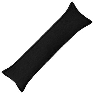 vidaXL Cushion Cover HOUTEN Black 40 x 145 cm Boucl&eacute;