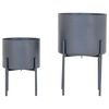 House Nordic 2 Piece Flower Pots Pavia Grey