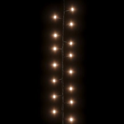 vidaXL Compact LED String with 1000 LEDs Warm White 25 m PVC