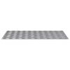 vidaXL Stair Tread Rectangular 4 pcs Silver 90 x 50 cm Aluminium