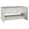 vidaXL Coffee Table Concrete Grey 80x50x40 cm Engineered Wood