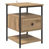 vidaXL Bedside Cabinet Artisan Oak 40 x 42 x 56 cm Engineered Wood