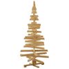 vidaXL Christmas Trees with Stand Brown 150 cm Solid pine wood