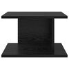 vidaXL Bedside Table Black Oak 40 x 30 x 25 cm Engineered Wood