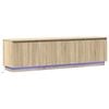 vidaXL TV Cabinet Sonoma Oak 180 x 38 x 49 cm Engineered Wood