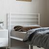 vidaXL Metal Replace Headboard White 90 cm