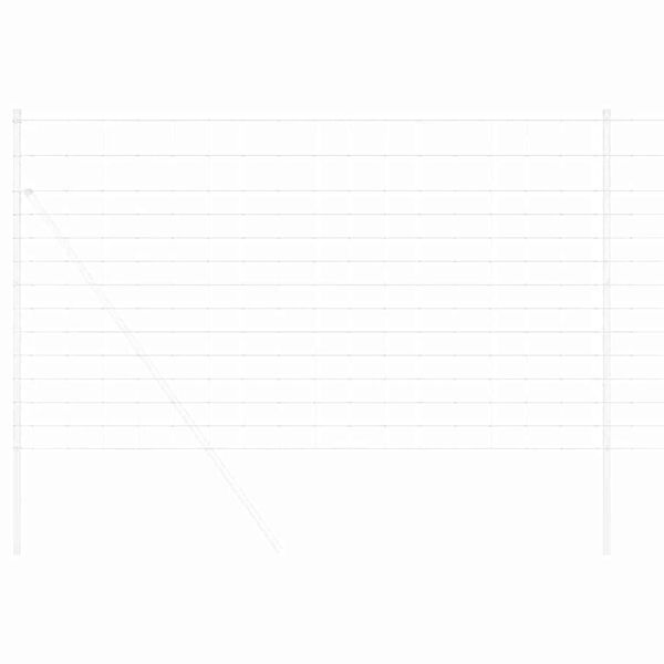 vidaXL Field Fence Silver 50 x 1.4 m Galvanised steel