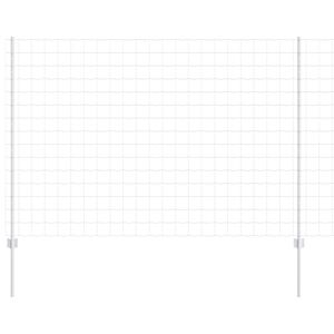 vidaXL Welded Wire Fence 10 x 1.6 m (W x H) Hot-Dip Galvanised Steel