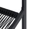 vidaXL Garden Chairs 2 pcs PVC Rattan Black