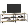 vidaXL TV Cabinet Sonoma Oak 160x30x50 cm Engineered Wood